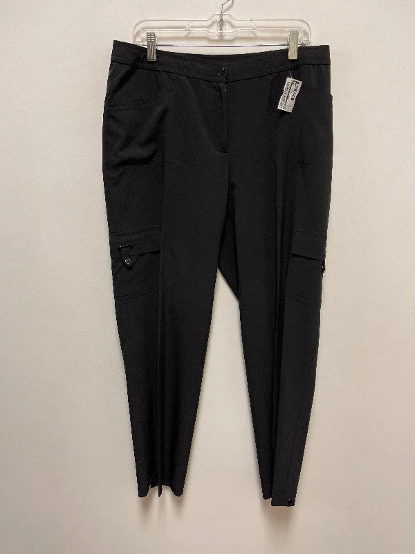 Athletic Pants By Chicos In Black, Size: 12