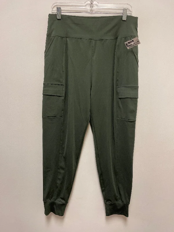 Athletic Pants By Clothes Mentor In Green, Size: L