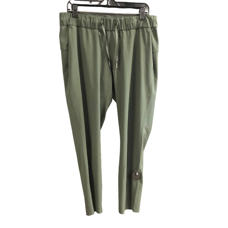 Athletic Pants By Lululemon In Green, Size: 10