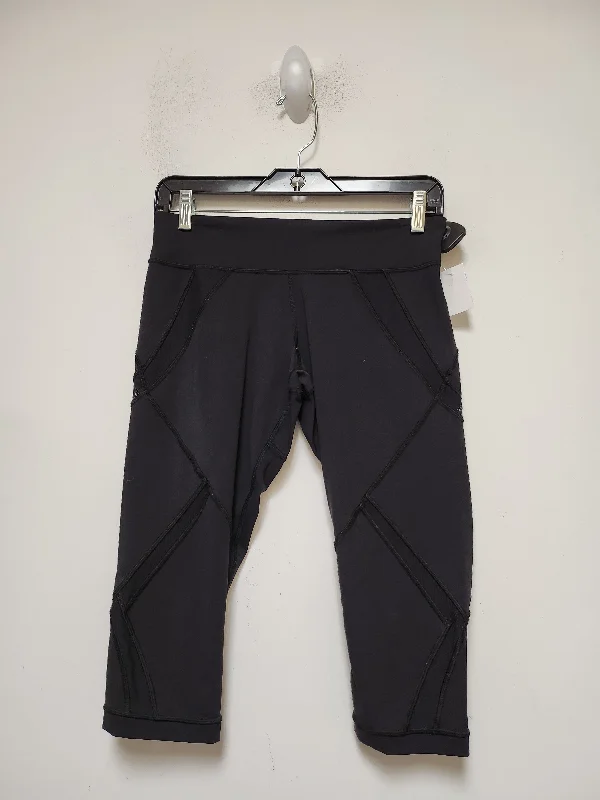 Black Athletic Capris Lululemon, Size 6