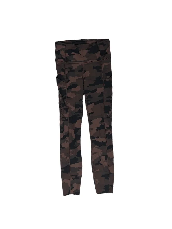 Camouflage Print Athletic Leggings Lululemon, Size 4