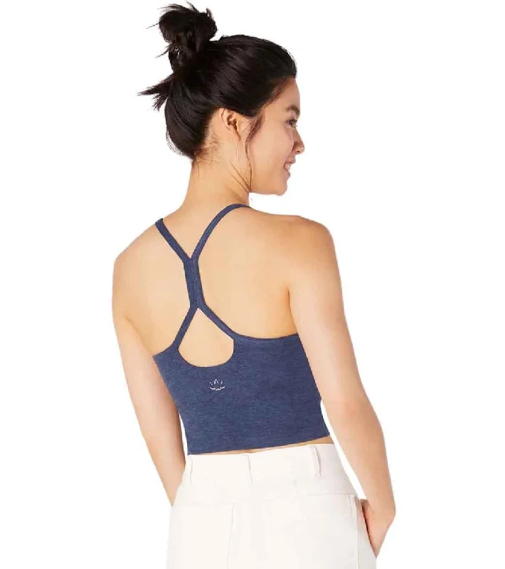 Beyond Yoga Spacedye Slim Racerback Cropped Tank Insignia Navy