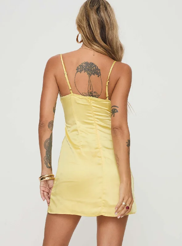 Dale Mini Dress Lemon