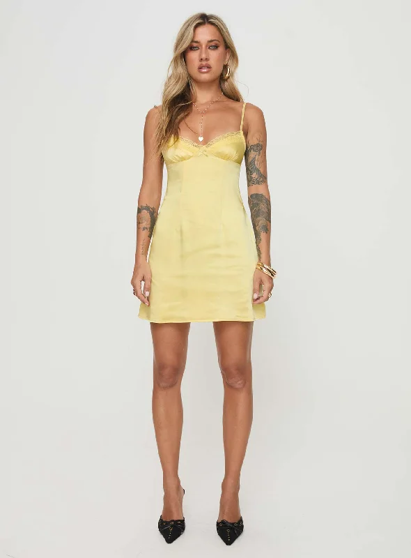 Dale Mini Dress Lemon