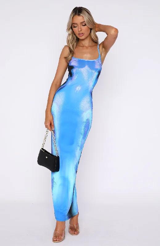 Feeling The Heat Maxi Dress Milky Way