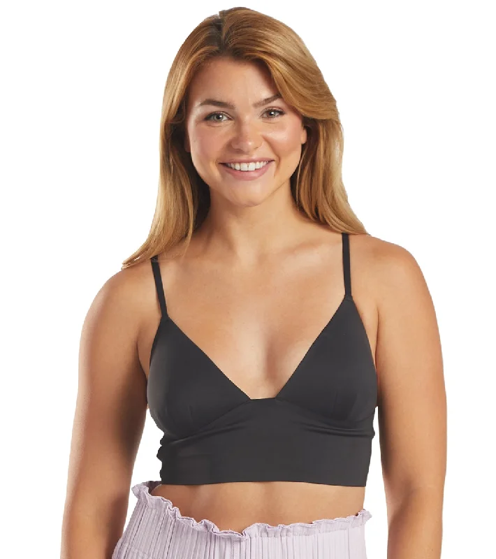 Free People Sage Longline Bra Black