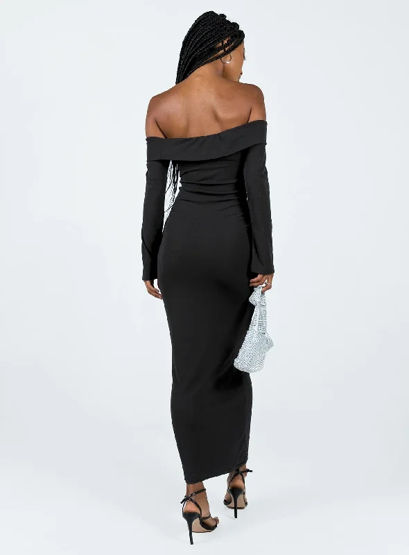 Maida Maxi Dress Black