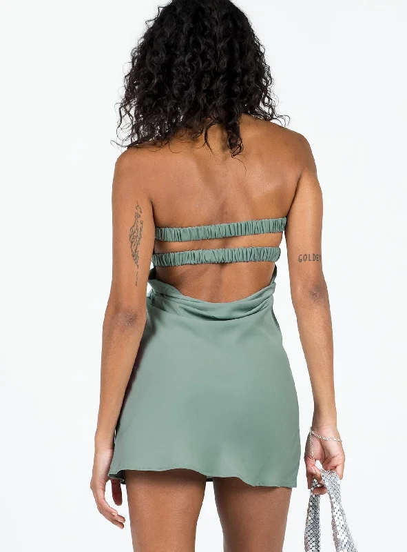 Shellie Mini Dress Green