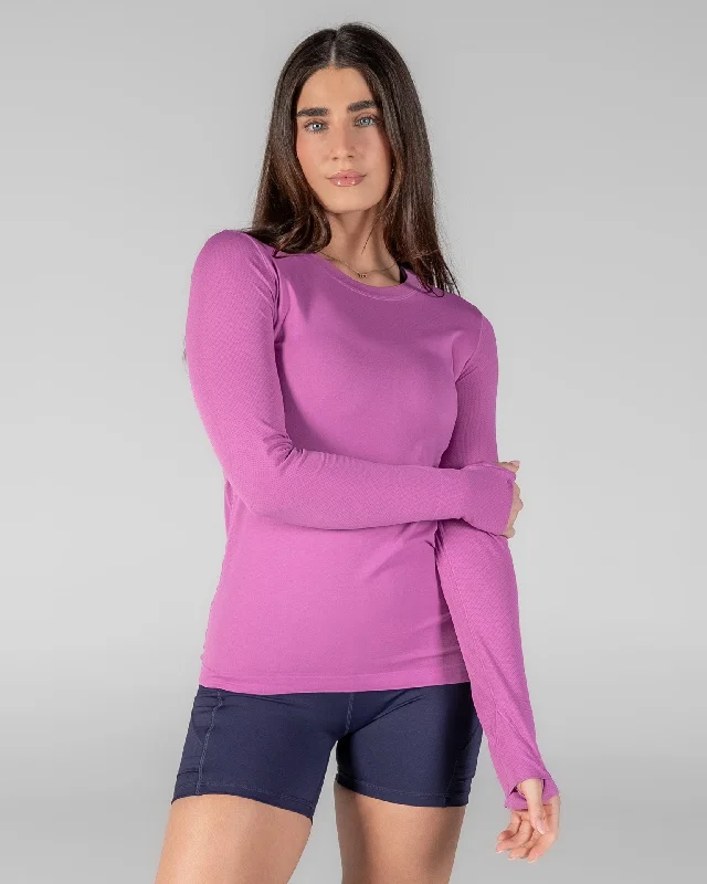 Tempo Long Sleeve - Fuchsia