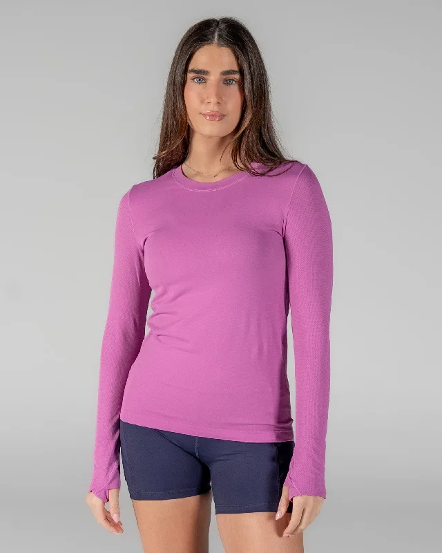 Tempo Long Sleeve - Fuchsia