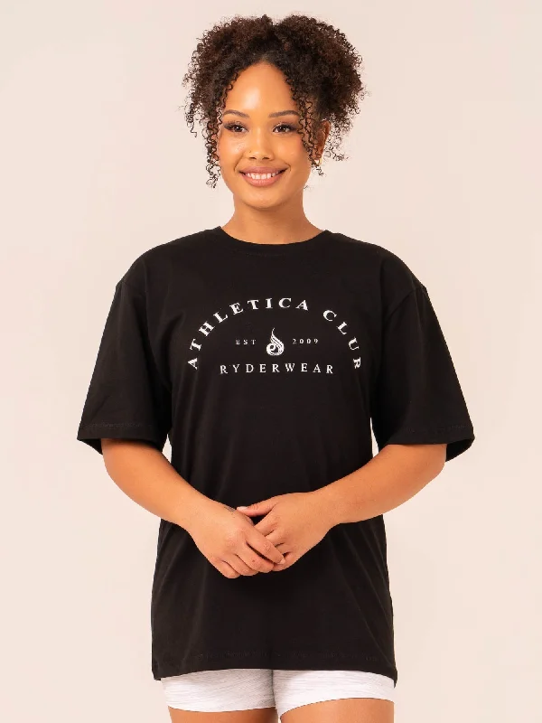 Tempo Oversized T-Shirt - Black