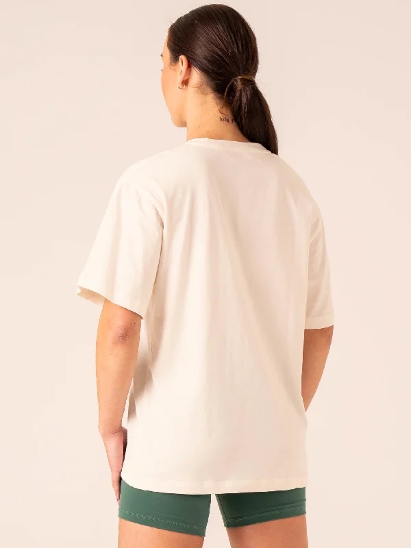 Tempo Oversized T-Shirt - Off White