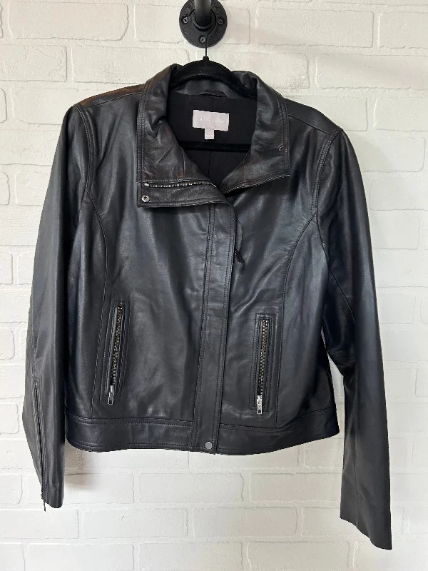 Black Jacket Leather Chelsea 28, Size Xl