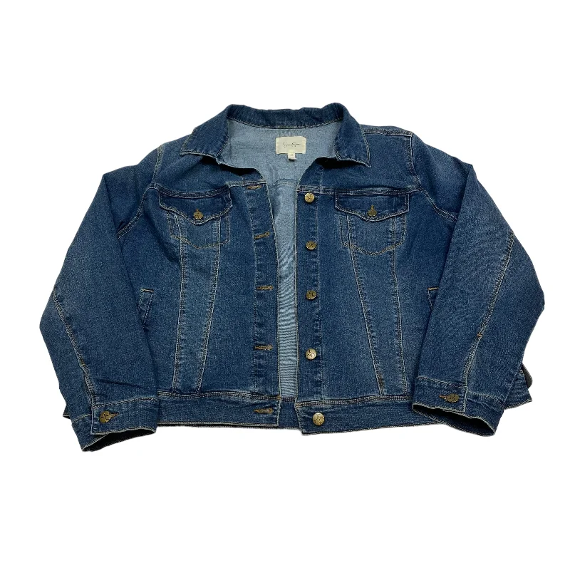 Blue Denim Jacket Denim Jessica Simpson, Size 1x