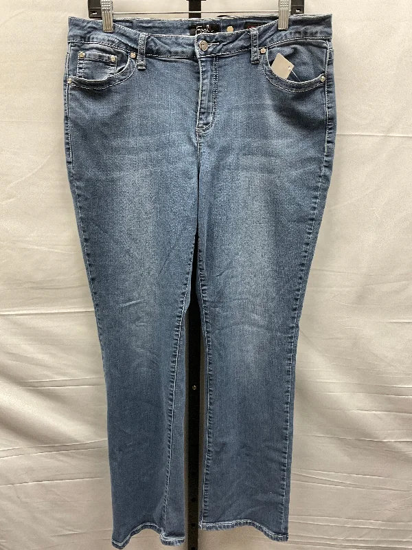 Blue Denim Jeans Boot Cut Earl Jean, Size 16