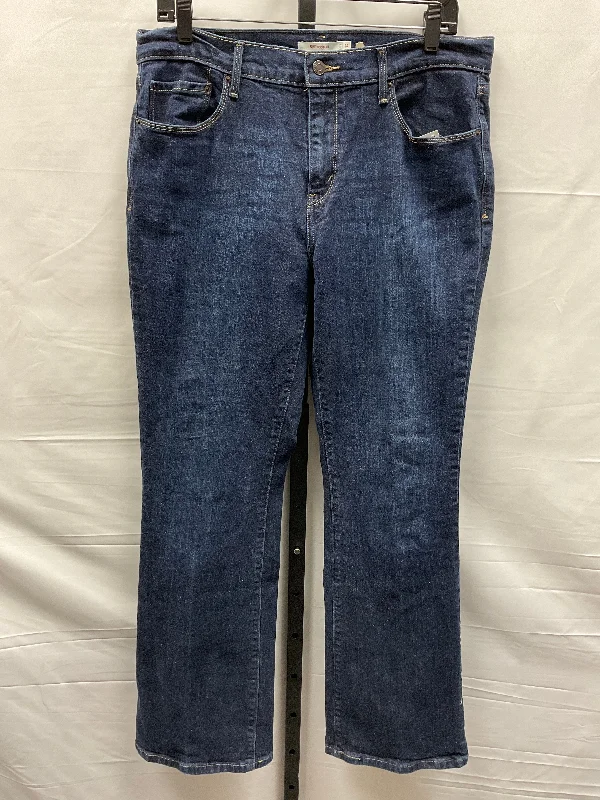 Blue Denim Jeans Boot Cut Levis, Size 14