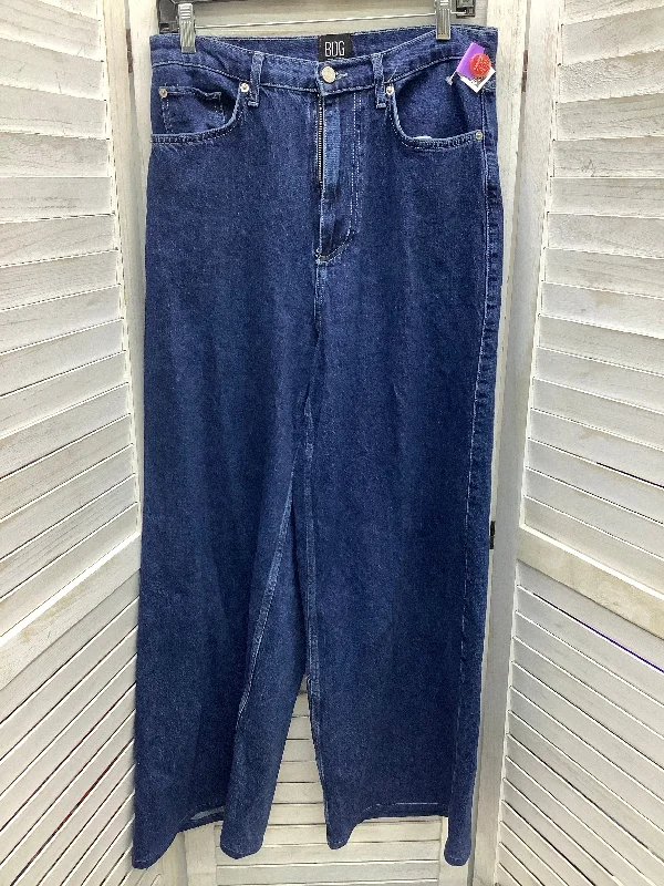 Blue Denim Jeans Wide Leg Bdg, Size 10