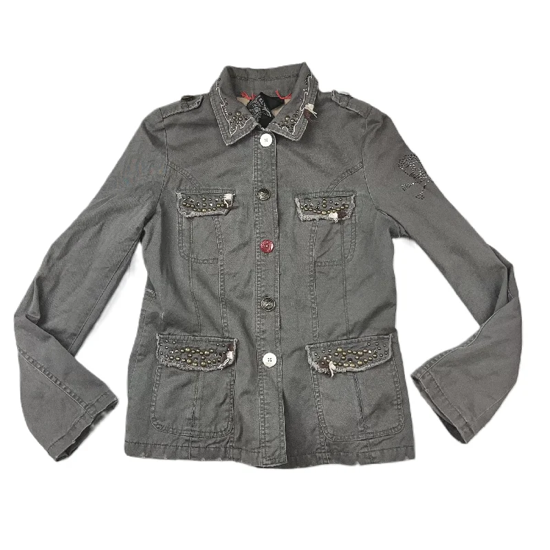 Grey Jacket Other By Miss Me, Size: Large