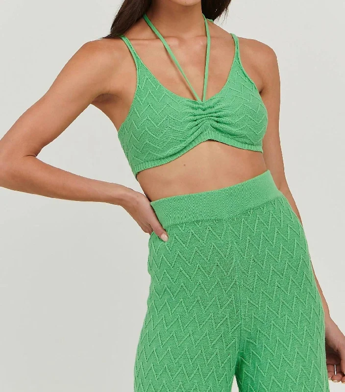 Camila Bustier Top In Green