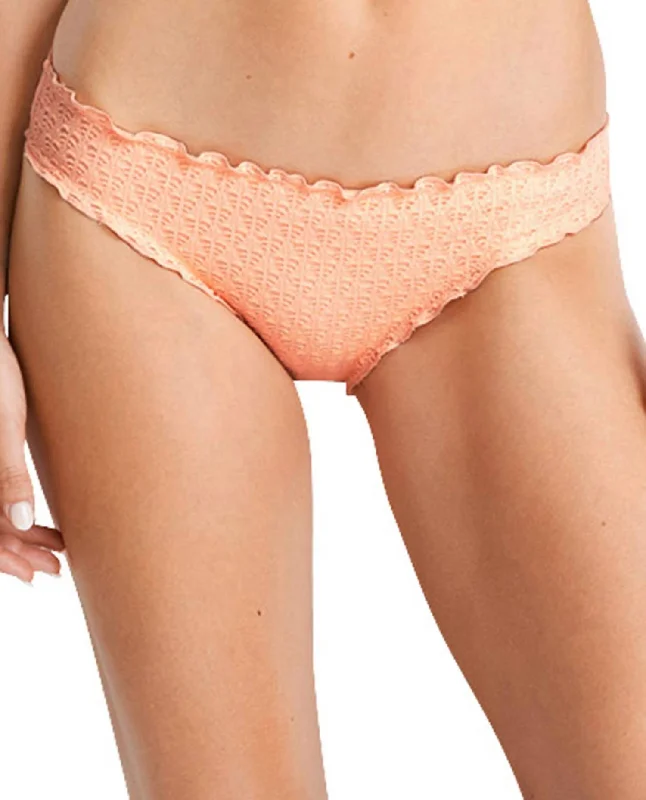 Hipster Bikini Bottom In Sea Peach