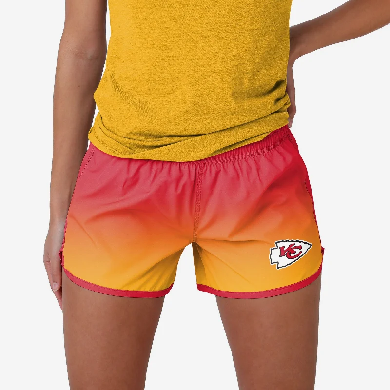 Kansas City Chiefs Womens Gradient Running Shorts