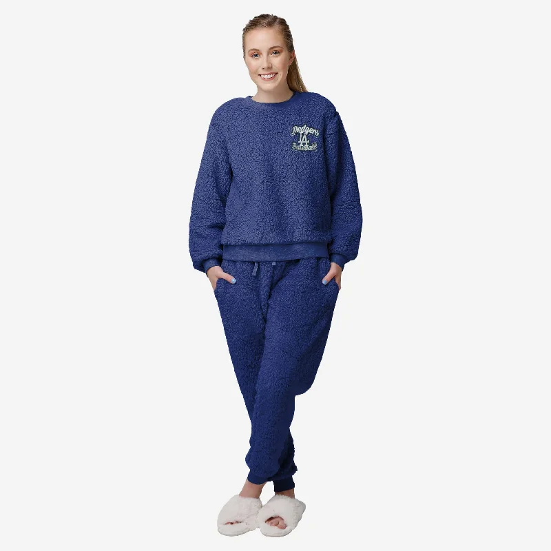 Los Angeles Dodgers Womens Sherpa Lounge Set