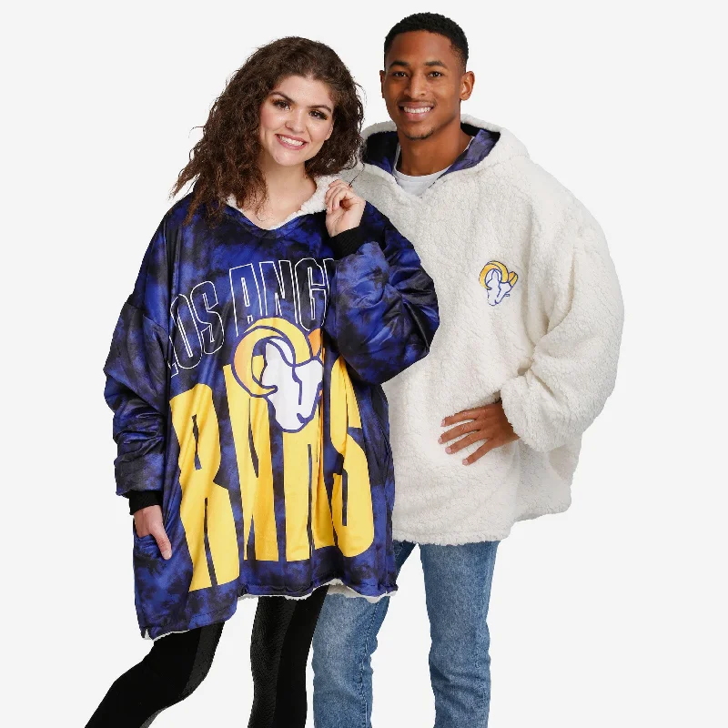 Los Angeles Rams Bold Logo Camo Hoodeez