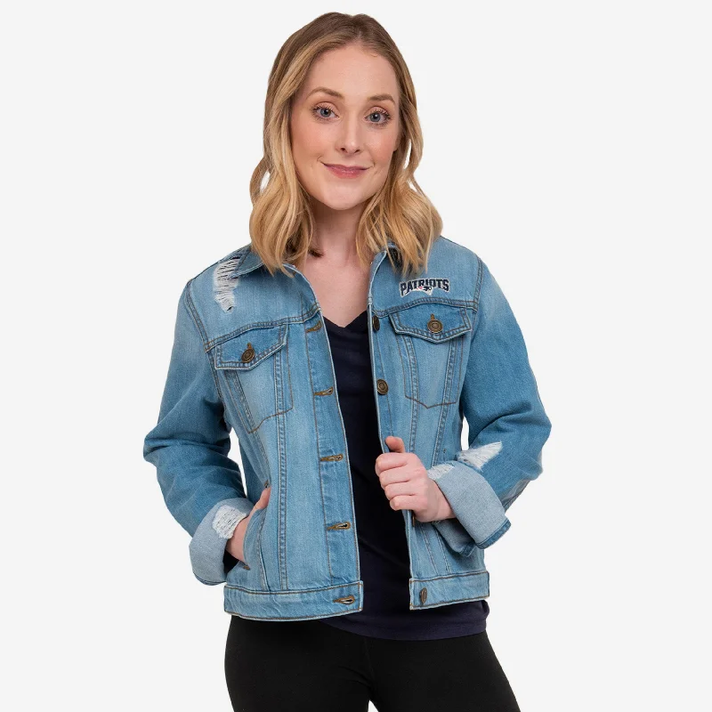 New England Patriots Womens Denim Days Jacket