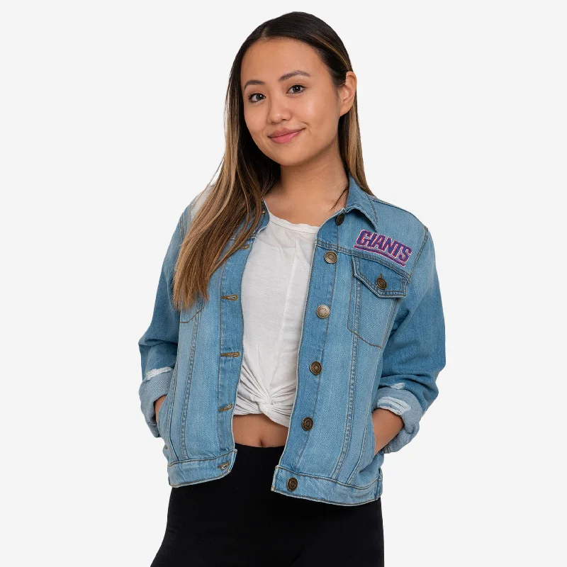 New York Giants Womens Denim Days Jacket