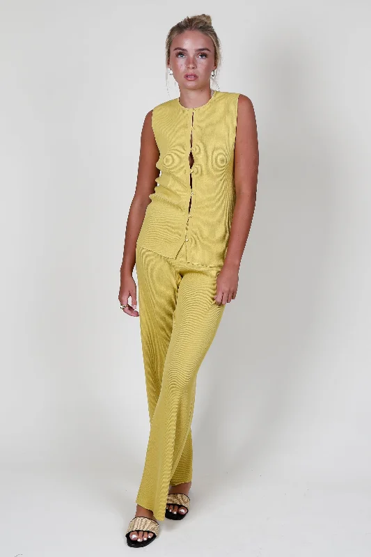 BEC + BRDIGE | Sorrento Knit Pant - Citrus