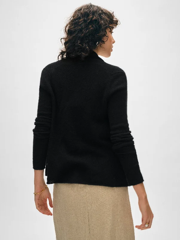 Cashmere Mini Trapeze Cardigan