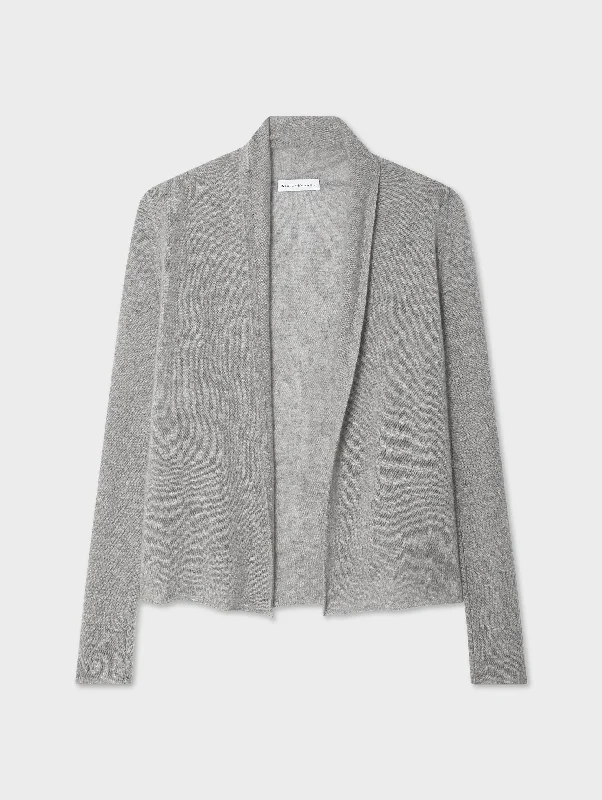 Cashmere Mini Trapeze Cardigan