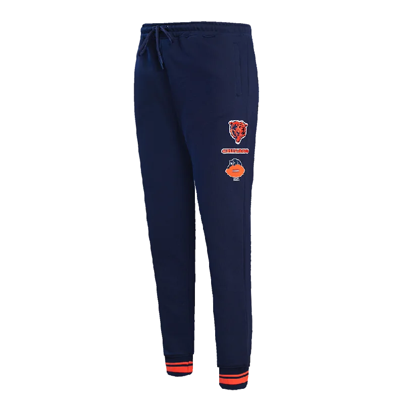 NFL CHICAGO BEARS RETRO CLASSIC WOMEN'S SWEATPANT (MIDNIGHT NAVY/ORANGE/MIDNIGHT NAVY)