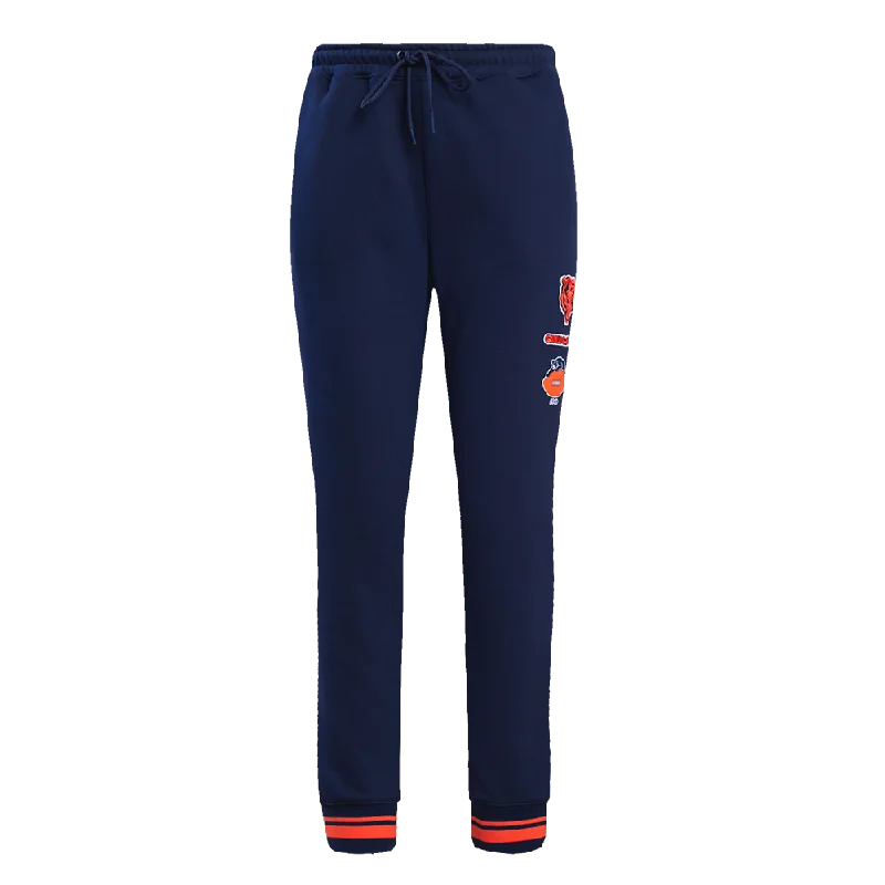 NFL CHICAGO BEARS RETRO CLASSIC WOMEN'S SWEATPANT (MIDNIGHT NAVY/ORANGE/MIDNIGHT NAVY)