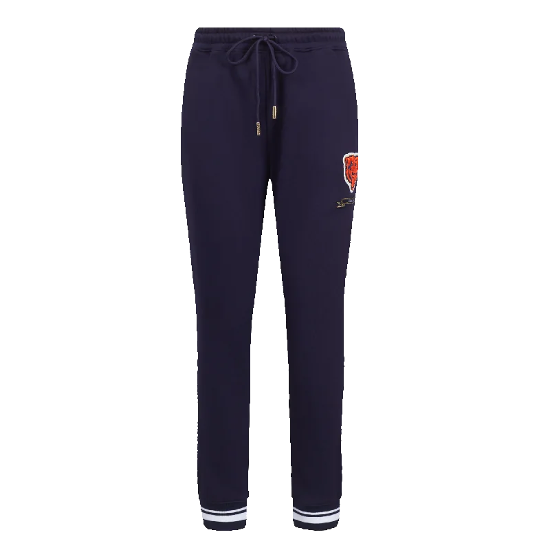 NFL CHICAGO BEARS PRO PREP WOMEN'S RIB FLC SWEATPANT (MIDNIGHT NAVY)