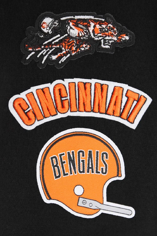 NFL CINCINNATI BENGALS RETRO CLASSIC WOMEN'S JERSEY LEGGING (BLACK)