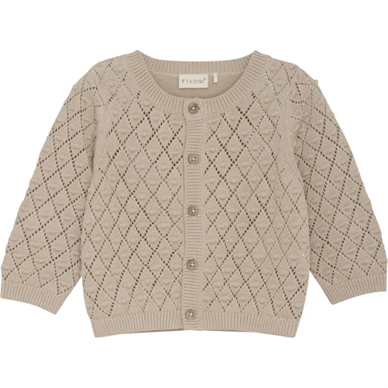 FIXONI Doeskin Knit Cardigan