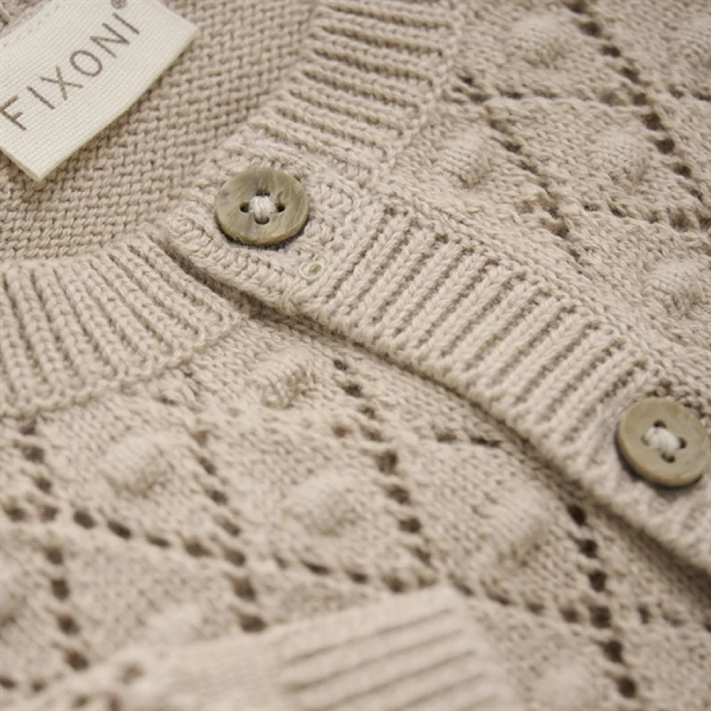 FIXONI Doeskin Knit Cardigan