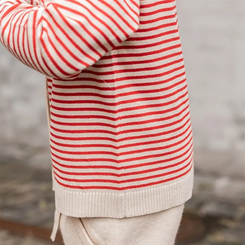 Fliink High Risk Red Stripe Fave Stripe Knitted Cardigan