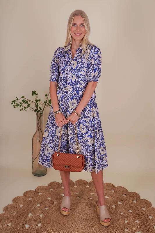 RESTOCK: Flying First Class Midi Dress