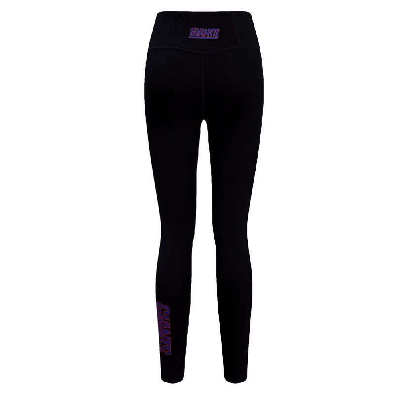 NFL NEW YORK GIANTS CLASSIC WOMEN'S JERSEY LEGGING (BLACK)