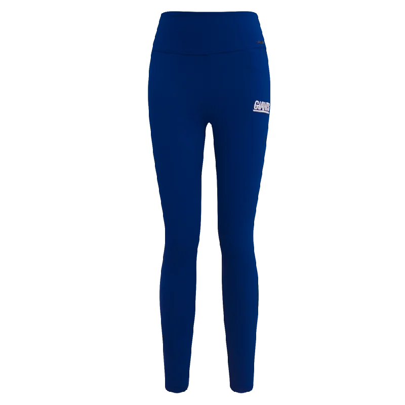 NFL NEW YORK GIANTS RETRO CLASSIC WOMEN'S JERSEY LEGGING (DODGER BLUE)