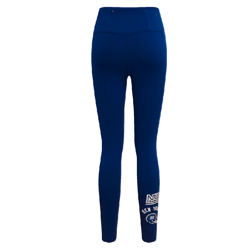 NFL NEW YORK GIANTS RETRO CLASSIC WOMEN'S JERSEY LEGGING (DODGER BLUE)