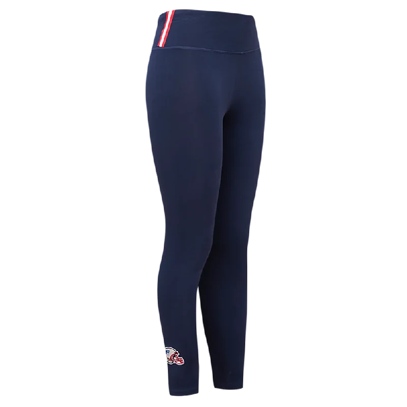 NFL NEW ENGLAND PATRIOTS CLASSIC WOMEN'S JERSEY LEGGING (MIDNIGHT NAVY)