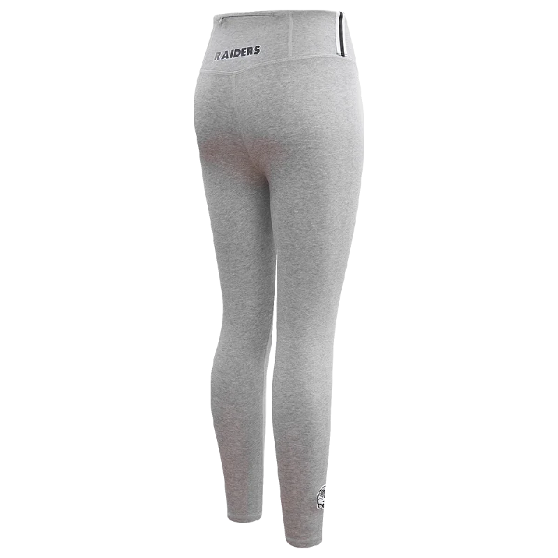 NFL LAS VEGAS RAIDERS CLASSIC WOMEN'S JERSEY LEGGING (HEATHER GREY)