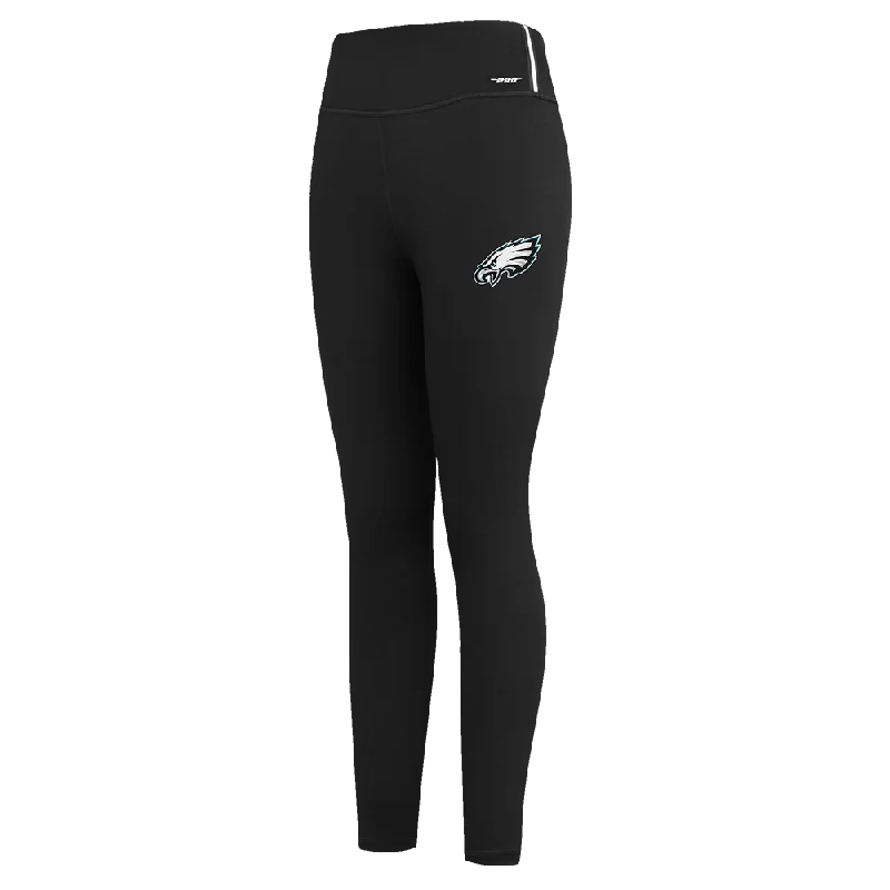 NFL PHILADELPHIA EAGLES SCRIPT TAIL WOMEN'S HW JERSEY LEGGING (BLACK)