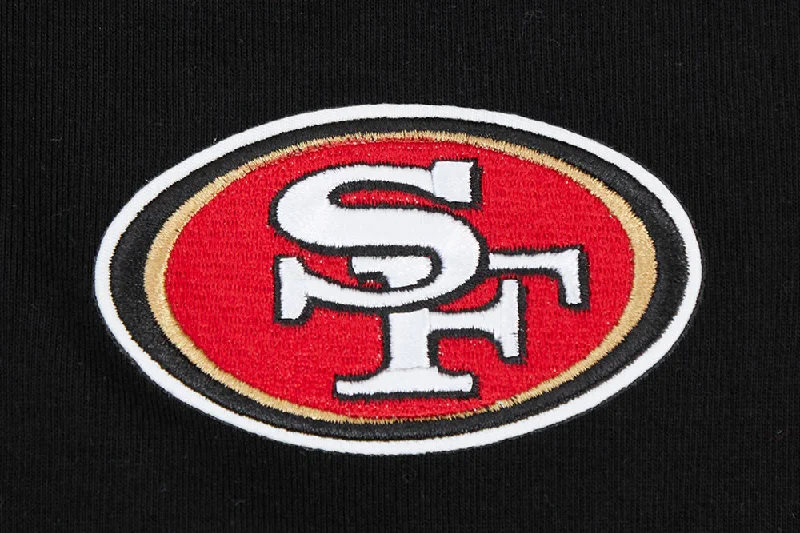 NFL SAN FRANCISCO 49ERS SCRIPT TAIL WOMEN'S HW JERSEY LEGGING (BLACK)