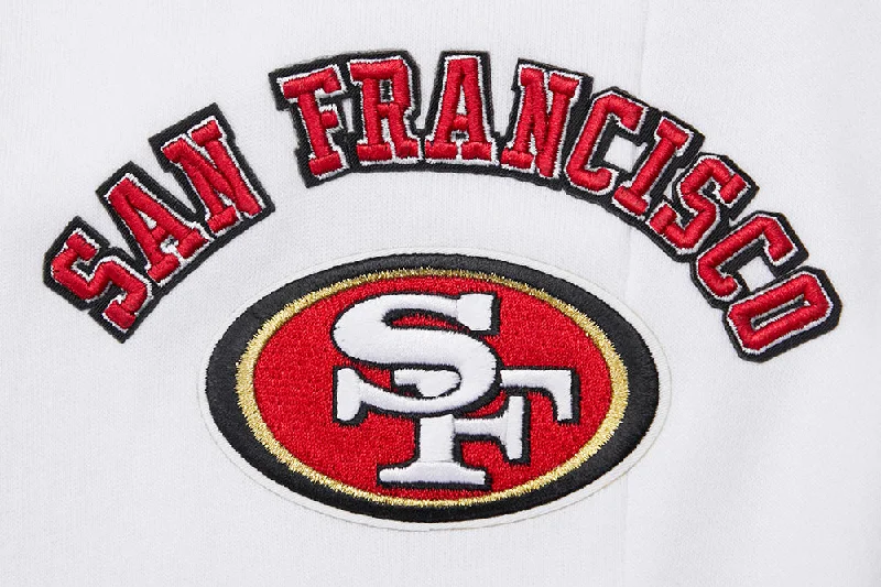 NFL SAN FRANCISCO 49ERS CLASSIC FLC SWEATPANT (WHITE)