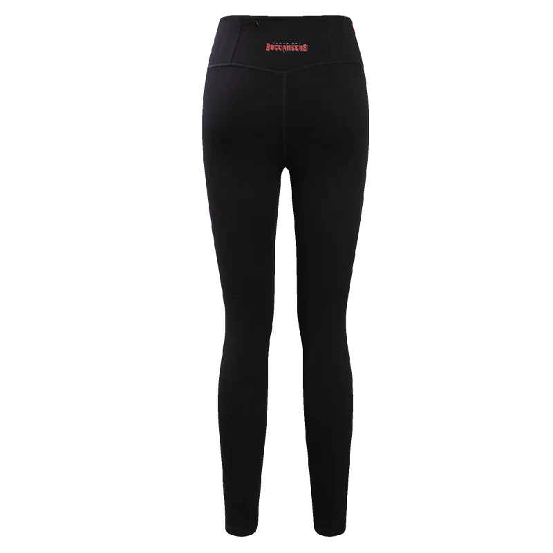 NFL TAMPA BAY BUCCANEERS CLASSIC WOMEN'S JERSEY LEGGING (BLACK)