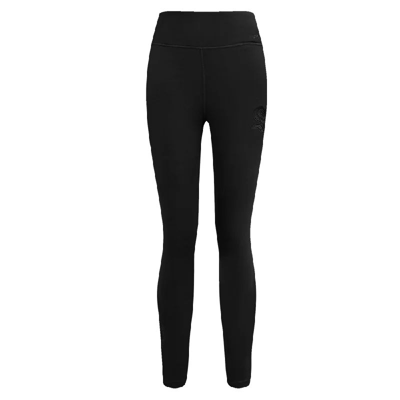 NHL SEATTLE KRAKEN NEUTRAL WOMEN'S JERSEY LEGGING (BLACK)